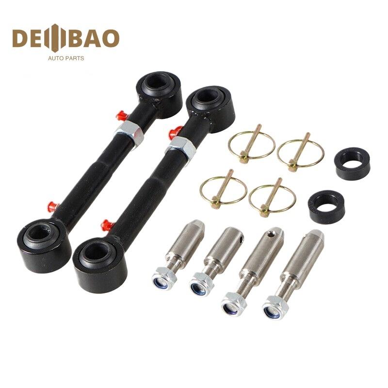 

PRC-1010A-BK 2PCS Adjustable Front Sway Bar For Jeep Wrangler Jk Jku 2007-2018