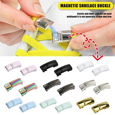 Sagit Creative Nová kovová magnetická magnetická spona Spona na pružnú šnúrku do topánok Plochý opasok Materiál topánok Príslušenstvo