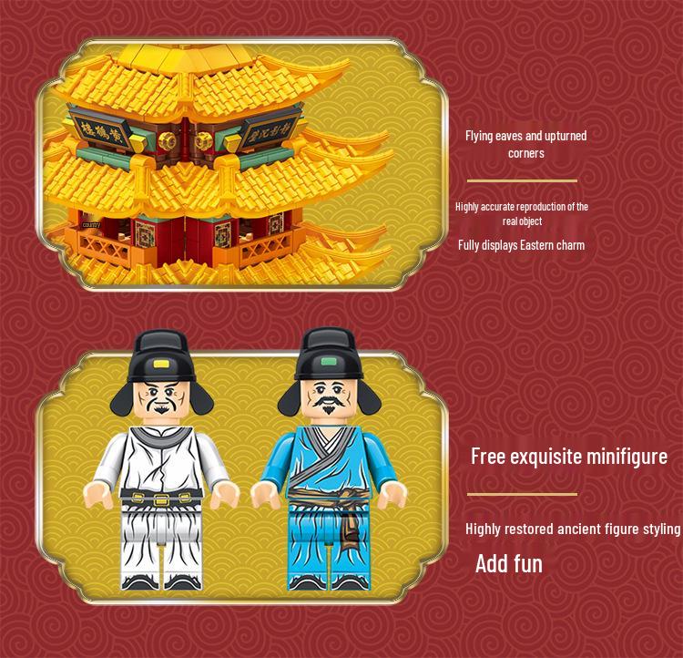 Le Yi Seria Arhitecturală China: Tiananmen, Turnul Cocorului Galben, Templul Cerului, Turnul de Colț, Blocuri de Construcție Sala Armoniei Supreme