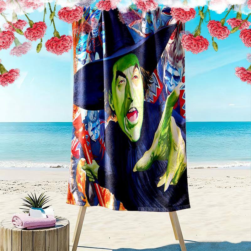 Magic Adventure Oz Beach Towel Beach Portable for Travel Absorbent Bath Towel Quick-drying Swim Towel Seaside Outdoor Picnic Beach Mat Fashion