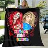 Karol G Retro Printed Blanket Flange Warm Blanket Bed Linings Picnic Blankets Home Travel Blanket Birthday Gift