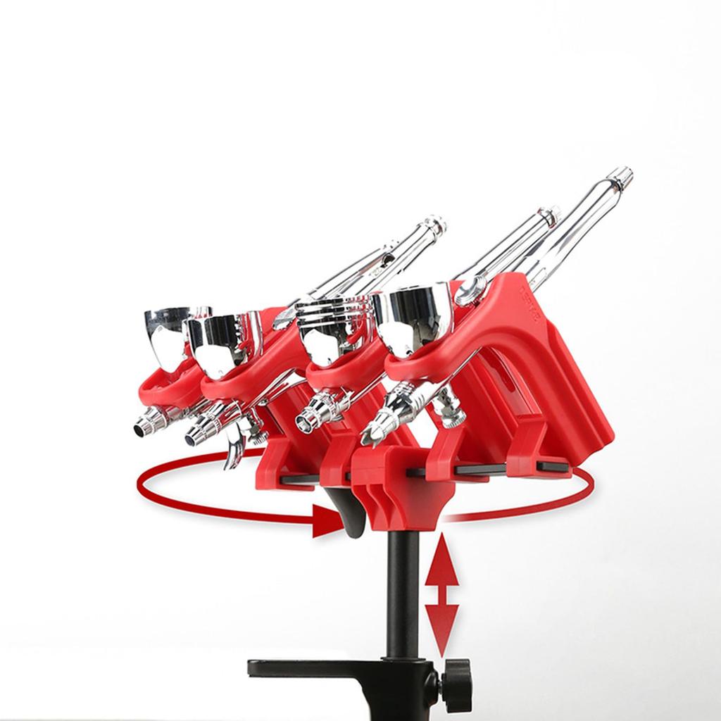 Gundam Model Airbrush Stand Holder, Holds 4 Airbrushes, Model Making Accessories