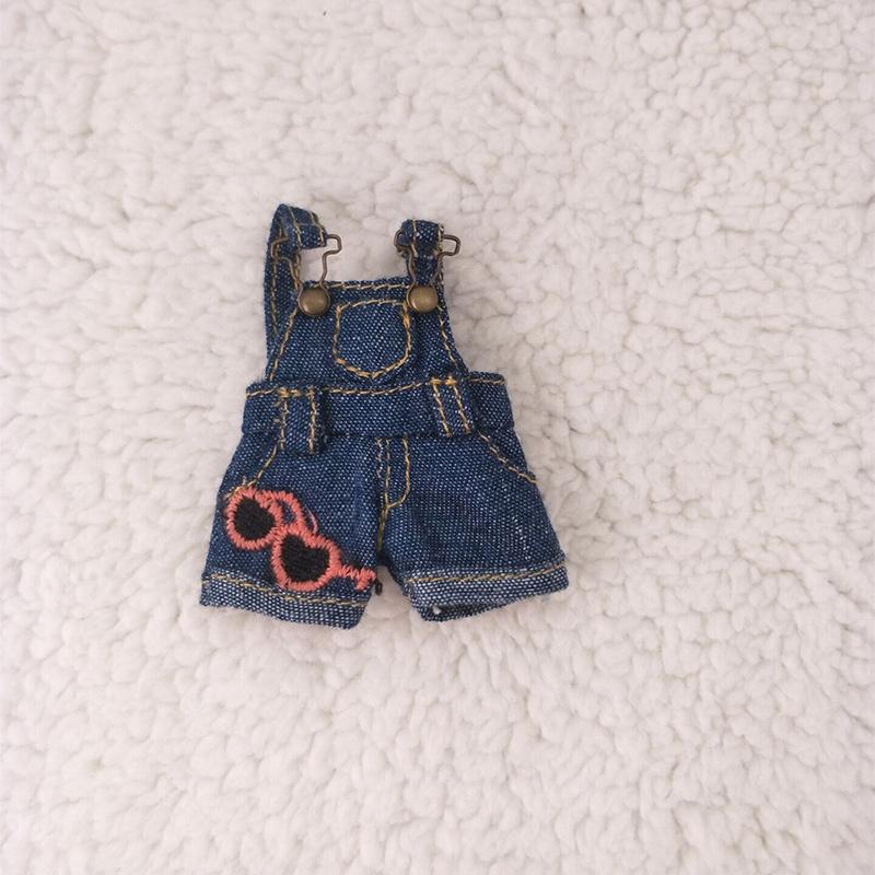 ob11 baby clothes bjd clothes bib denim shorts jumpsuit 1 / 12bjd doll clothes obitsu11 molly doll accessories Toy clothes