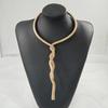Premium Niche Exaggerated Creative Trend Snake Bone Chain Winding Collar Alloy Material Necklace Jewelry