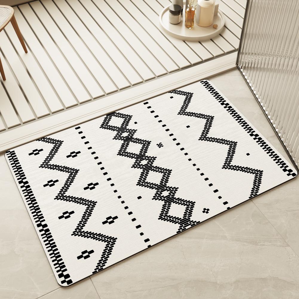 

Марокканские быстросохнущие нескользящие коврики для ванной и двери 40x60cm - Tech Fabric