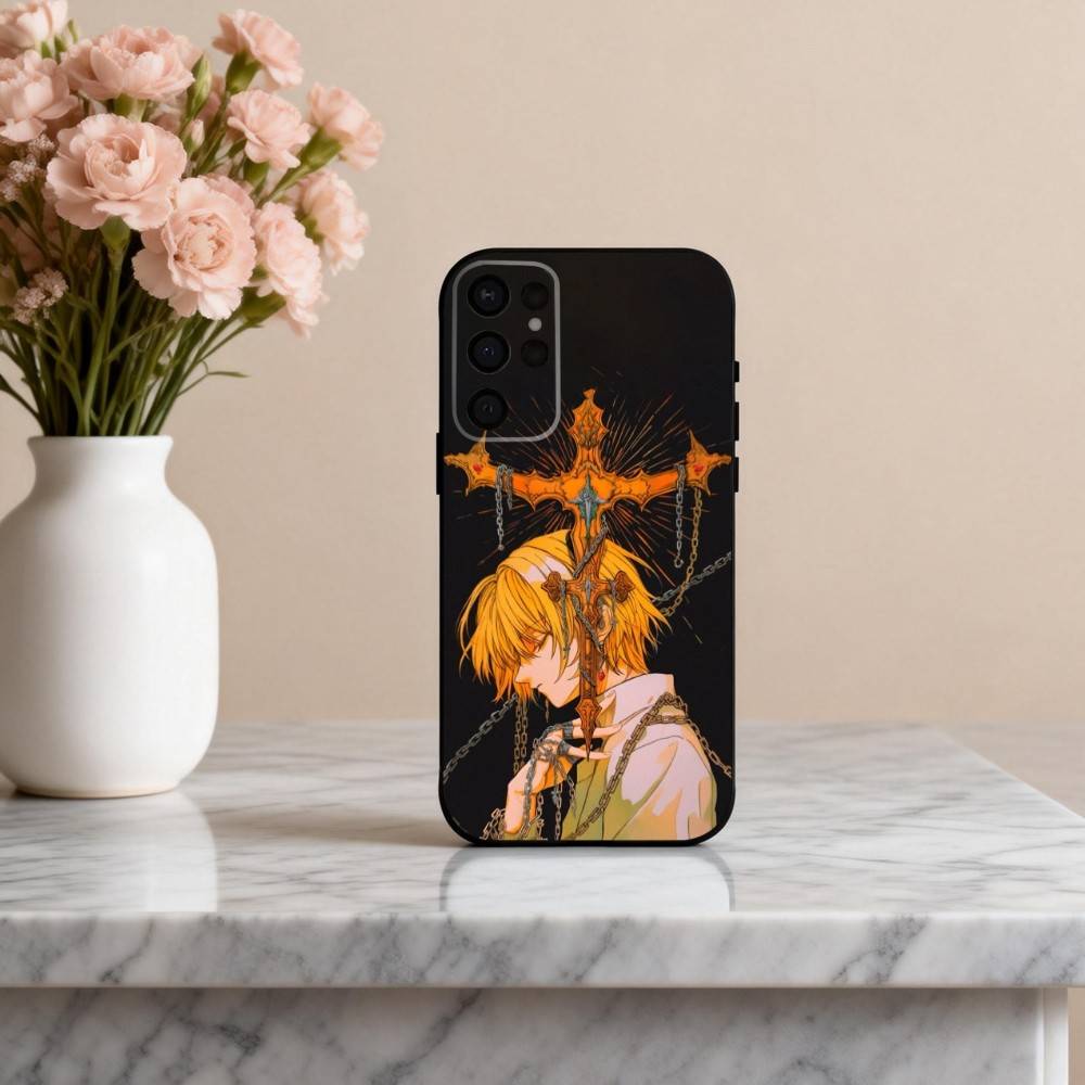 H-Hunter X H-Hunter K-Kurapika Phone Case For Samsung S25,24,23,22,30,21,10,9,Ultra,Plus,Lite,FE,4,5 G Soft Black Case