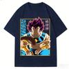 Dragon Ball "Vegeta God of Destruction" Anime Black Women And Men Fashion Comfortable T-Shirt