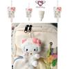 Portachiavi Peluche Carino Hello Kitty Ciondolo per Borsa Per Bambine