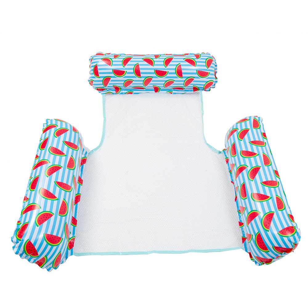 Cross-Border Inflatable Water Bed: New Striped Float & Hammock Lounge Chair for Water Sports