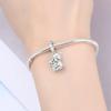 Copper Cat Hug Animal Pet Beads Original Pendants Bracelet Charm Jewelry Party Diy Trendy Gifts