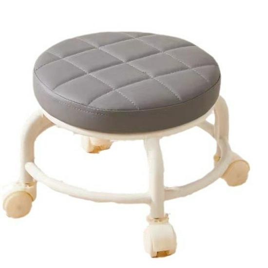 Children's Low Stool with Universal Wheels - Versatile, Movable Chair for Living Room