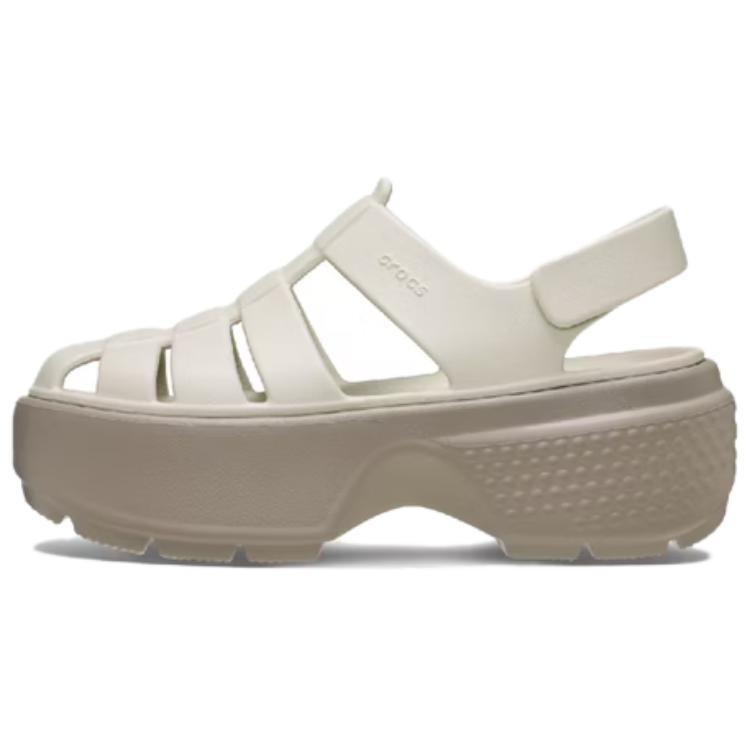 Crocs Stomp Simple Comfortable Roman Sandals Unisex Sandals Light-Apricot 209938-0LL