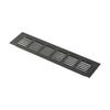 60mm Lüftungsgitter Lüftungsgitter Schwarz Schrank