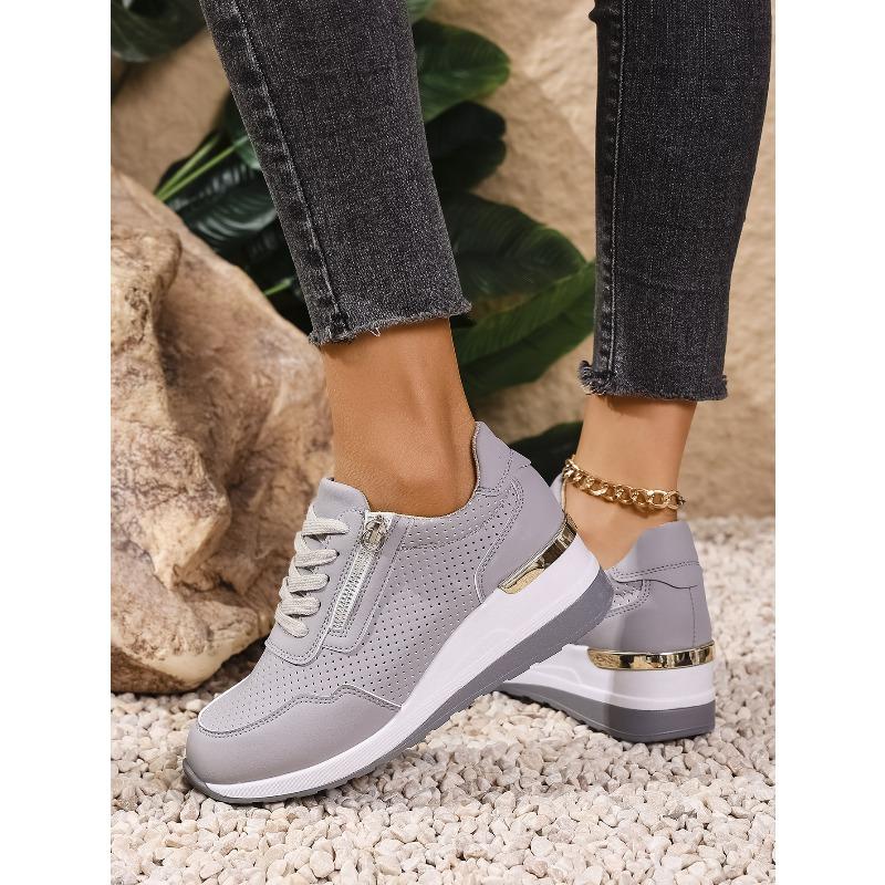 Women's New Fashionable Slouchy-Heel Thick-Sole Sneakers - Seasonal Mix-and-Match Style