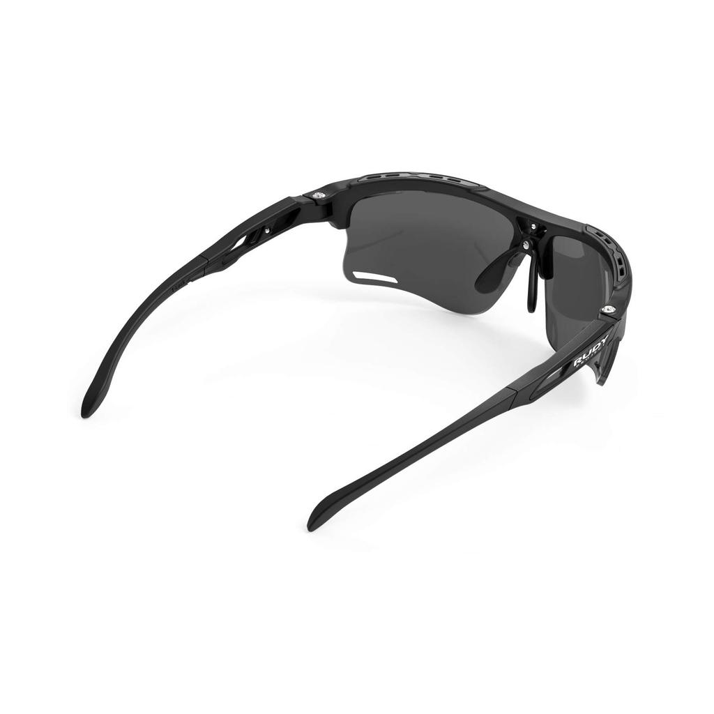 RUDY PROJECT KEYBLADE Sports Sunglasses for Road and Black Matte Frame with Polar 3FX Gray Laser Lenses Bikes, Cycling, Marathons, Jogging,
