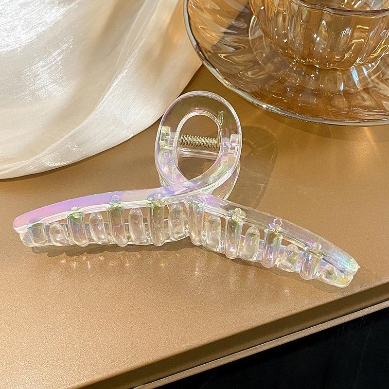 Mermaid Princess Hairpin Fashion Girl's Transparent Advanced Sense Dazzling Pearly Grab Clip Hair Clip Hair Accessories