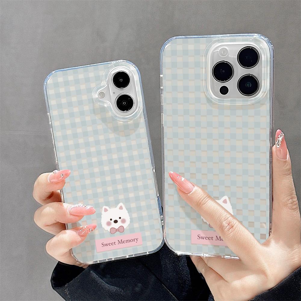 Painted Phone Case for iPhone 12 13 15 16 iPhone 16 12 13 14 15 Pro  14 15 16 Pro Max Coverage Shockproof Anti-Fingerprint Fresh Style Protective Case