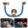Car Air Conditioning R134A Refrigerants Recharge Hose with Pressure Gauge 100PSI Measuring Kit Car Accessories