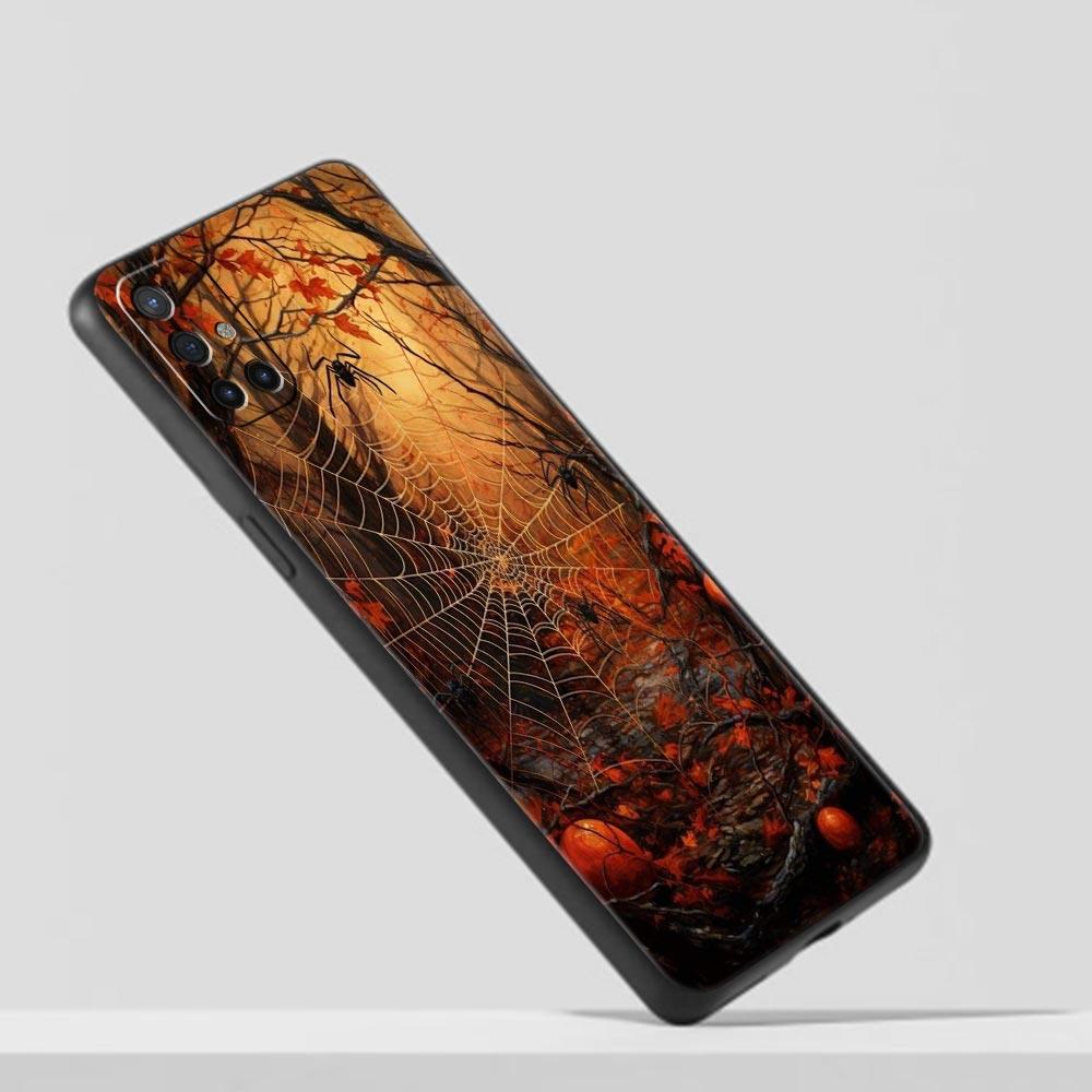 Spider Web Phone Case For Oneplus 13R 13 12R 11 10T 10R Nord N100 N200 N10 10 9 9R 9RT CE 3 2 Z Pro 5G Soft TPU Cover Fundas Bag