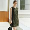 LadyS Elite Monet Floral Cut-Out Sleeveless Dress