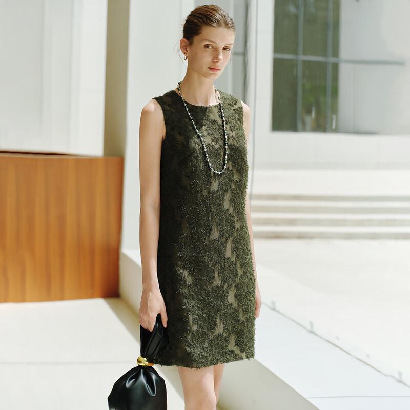 LadyS Elite Monet Floral Cut-Out Sleeveless Dress