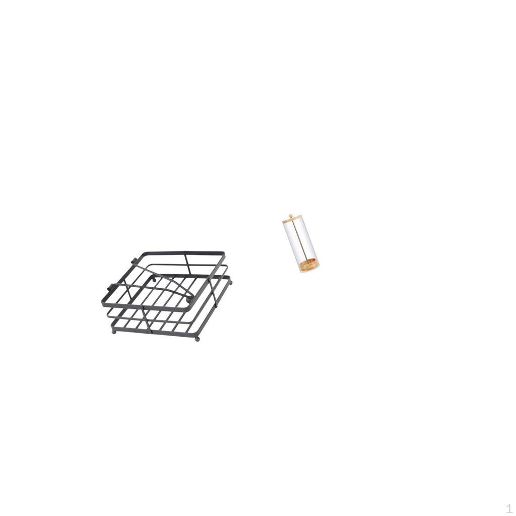 Elegant Tabletop Napkin And Straw Organizer Dispenser for Kitchen Restaurant Countertop Luxury