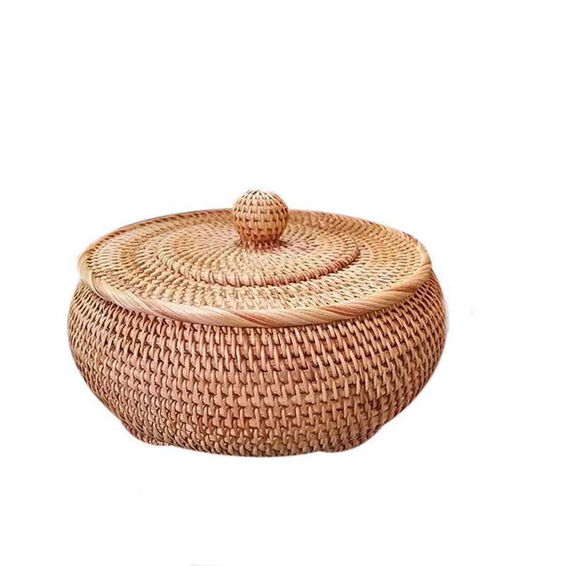Ru Han Rattan Storage Box with Lid