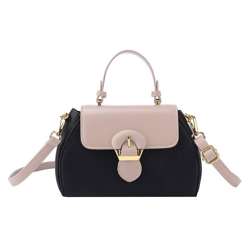 Main Bag Women's New Fashion Contrasting Color Handbag Niche Versatile Single Shoulder Oblique Span Women's Bag