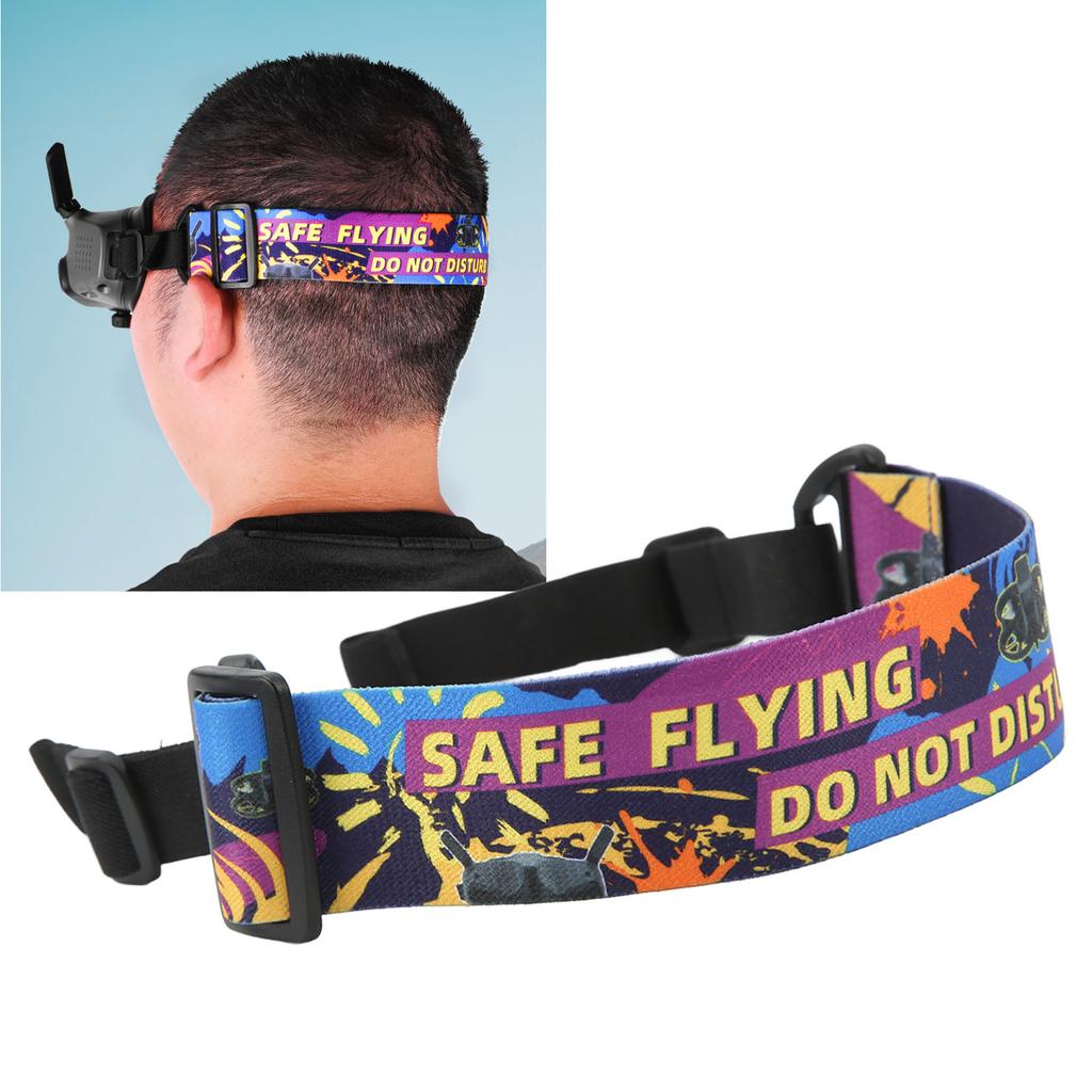 Flight Glasses Color Headband for Goggles 2 Flight Glasses Replacement Elastic Head Strap