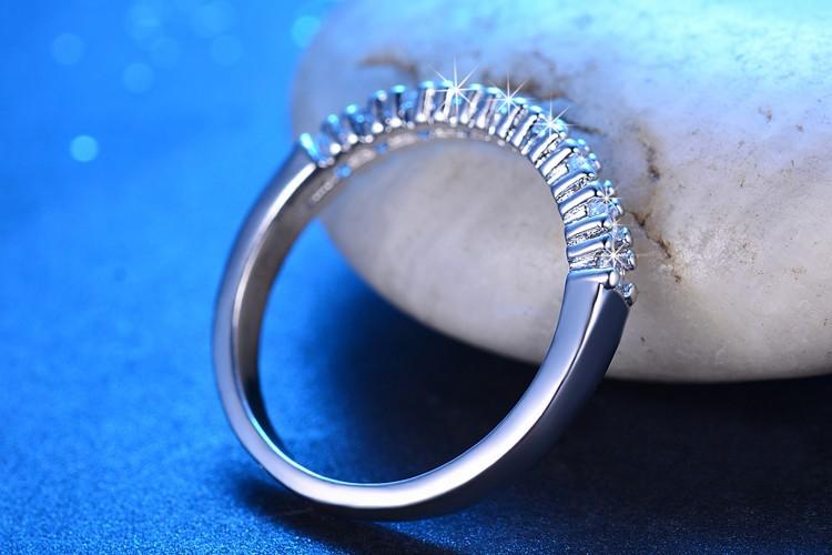 Lose Money Promotion New Arrival Super Shiny Zircon 925 Silver Finger Rings For Women Jewelry Wedding Gift