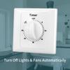 Digital Countdown Timer Switch for Home Appliances Precise Time Control for Water Pumps Heaters Air Conditioners and More