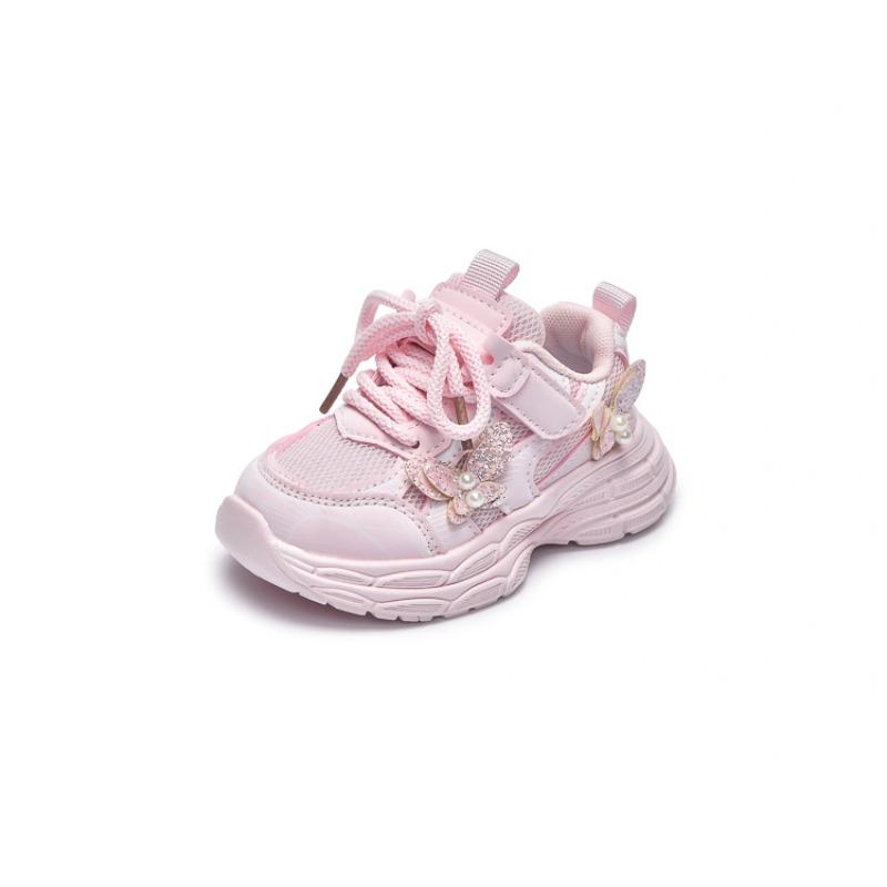 Nuovi Arrivi Primavera/Autunno Scarpe Chunky da Papà per Bambini, Sneakers da Ragazza con Rete Traspirante, Scarpe da Corsa Casual e Calzature Stile Principessa per Bambini.