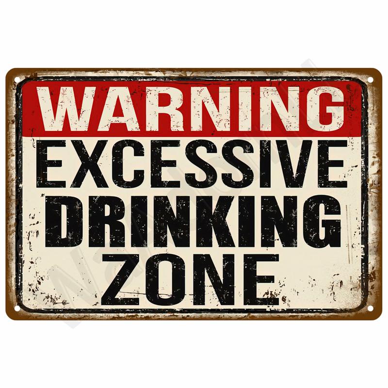 Vintage Room Decoration Home Decor Items Tin Signs Aesthetic Men Bedroom Metal Signs Retro Metal Plate Posters Wall Art Mural