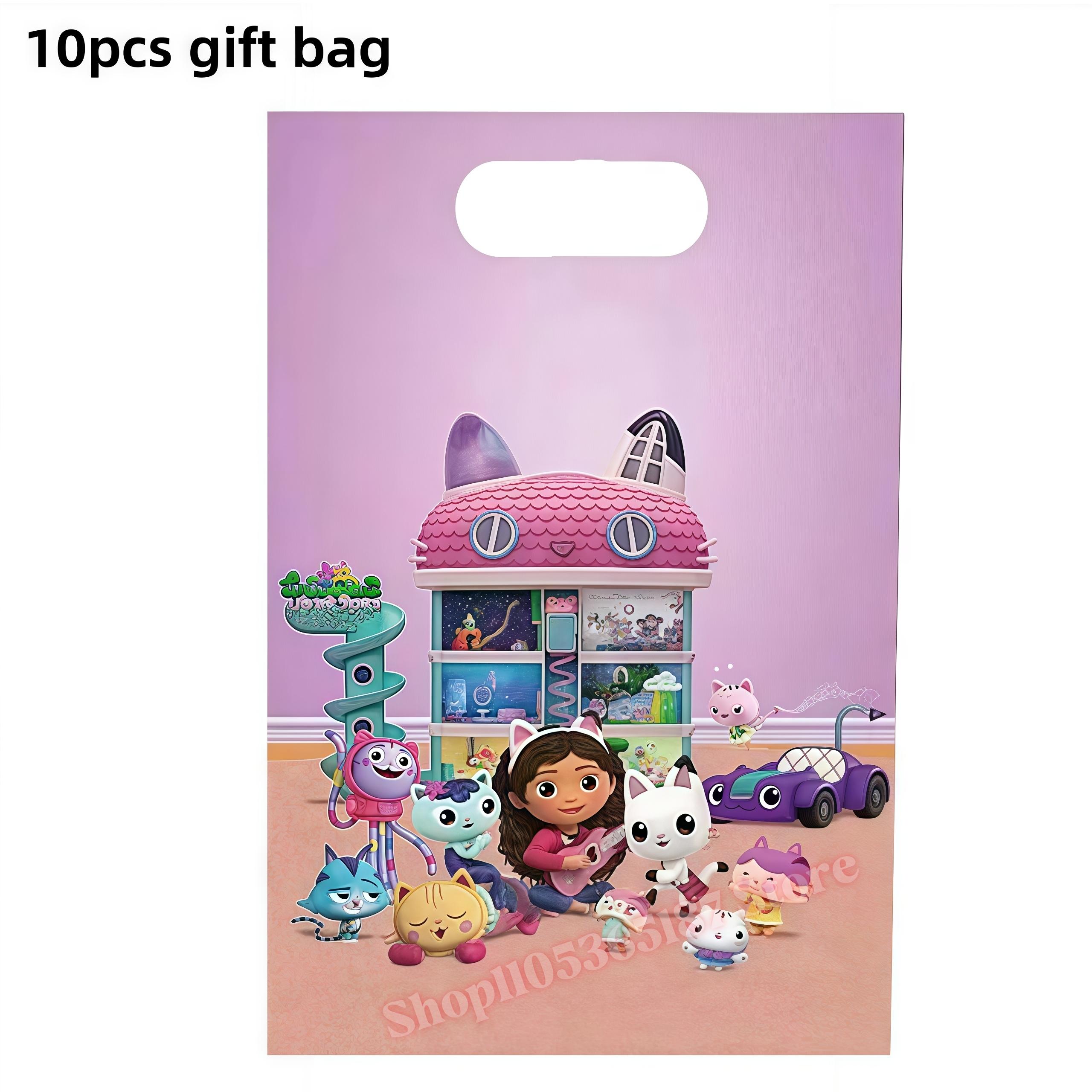 

Gabby Dollhouse Birthday Decoration Gabby Birthday Napkin Cup Plates Cat Balloon for Kids Favors Gift Baby Shower Party Supplies others