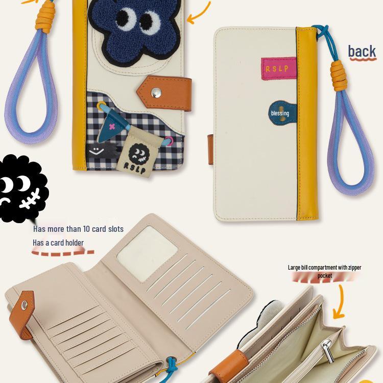 Cartoon Heart Zipper Coin Purse with Card Slots