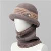 Hat Women's Winter New Mother-in-law Hat Fleece Warm Wool Hat