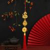 Plastic Spring Festival Zodiac Snake Pendant Long Tassel Spring Festival Hanging Ornament  Gift