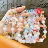 "Adorable Beaded Keychain for Girls - Perfect for Phones, Backpacks, and Car Keys - Charming Gift Idea"