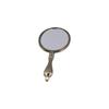 Portable Oval Hand Mirror Handheld Cosmetic Mirror Vintage Handle Makeup Mirror  Gift