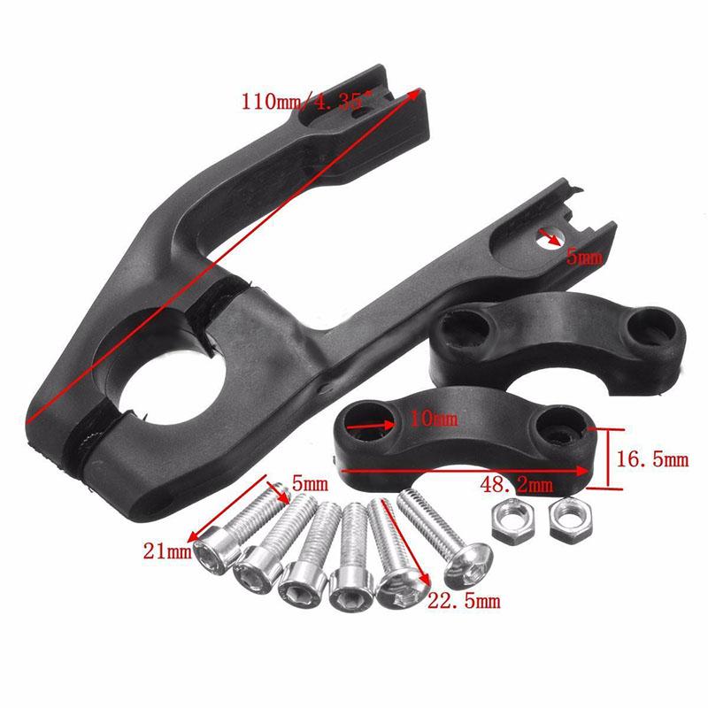 Motorcycle Handguard Hand Guard For Honda Yamaha Suzuki KTM ATV Dirt Bike Black