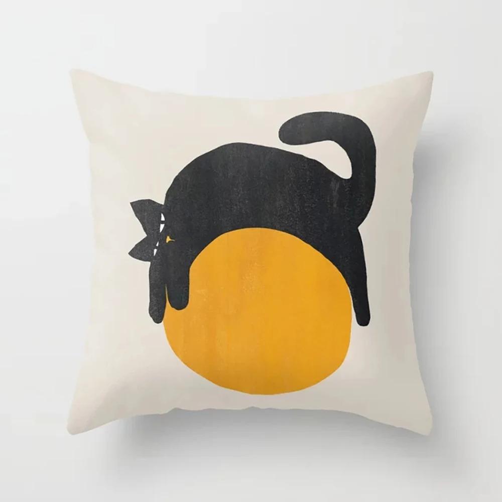 Cute Animal Pattern Pillowcase Office Living Room Car Ornaments Home Pillowcase