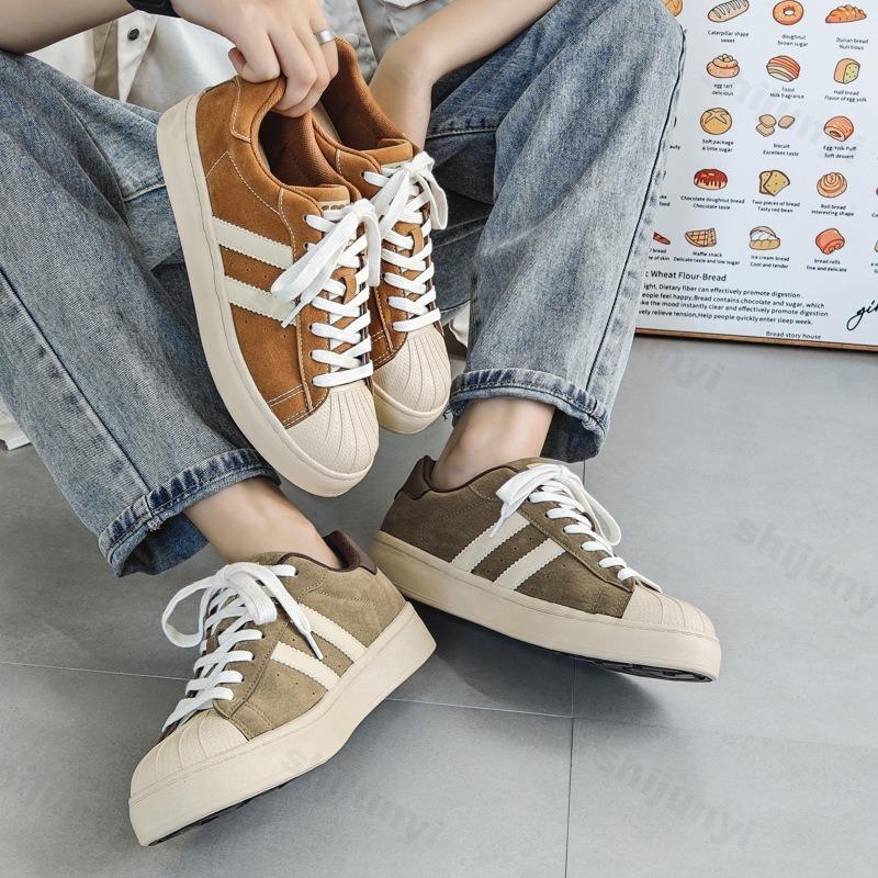 Mode Modetrend Lässige Low-Top Canvas-Schuhe für Herren 2025 Herbst Neu Bequem Vielseitig Nischendesign Rutschfest Schnür-Sneakers