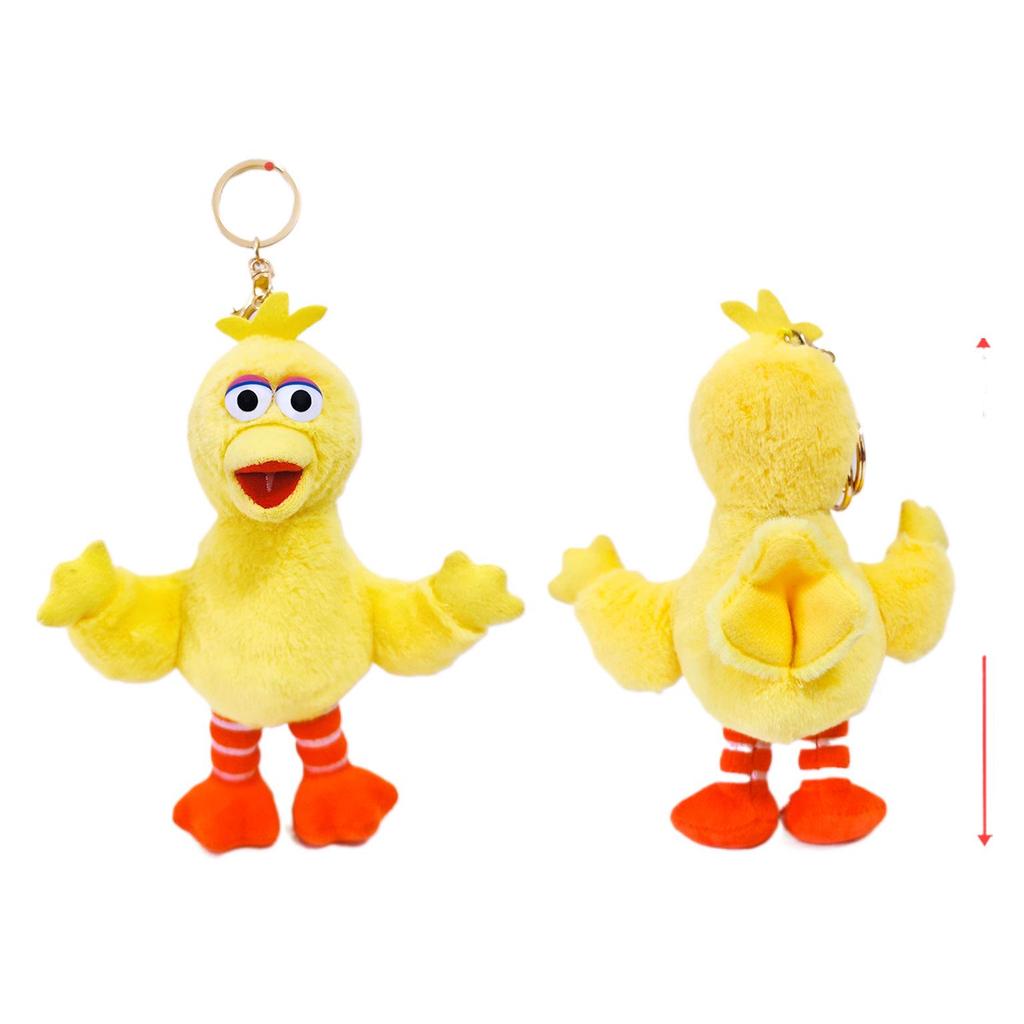 Sesame Street Elmo, Big Bird & Cookie Monster Plush Keychain Backpack Pendants