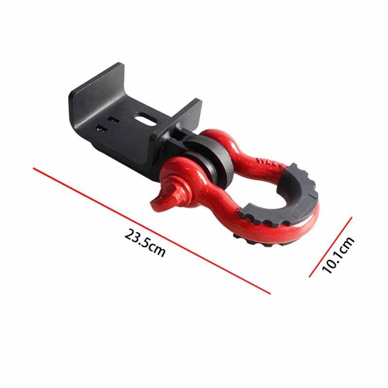Vordere Dämon Abschlepphaken Halterung mit 3/4" Schäkeln für Toyota Tacoma 2009-2023 - D-Ring Receiver Halterungskit