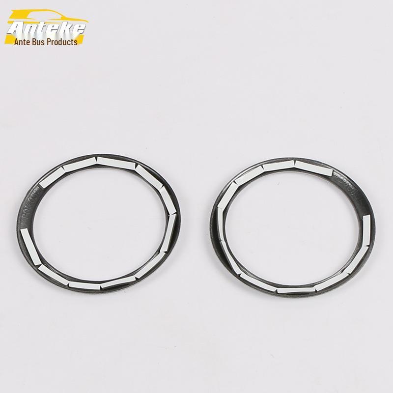 CX-3 Audio Box Ring & Speaker Cover Center Console Frame - Stainless Steel Accessory for Instrument Panel