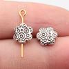 Twisted-Pattern Small-Hole Spacer Beads Mini Antique Bronze Silver Jewelry Making String Beads Separator