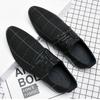 2025 Men's Pointed Casual Canvas Dress Business Shoes Summer Breathable Korean Version Trend Versatile Men's Shoes