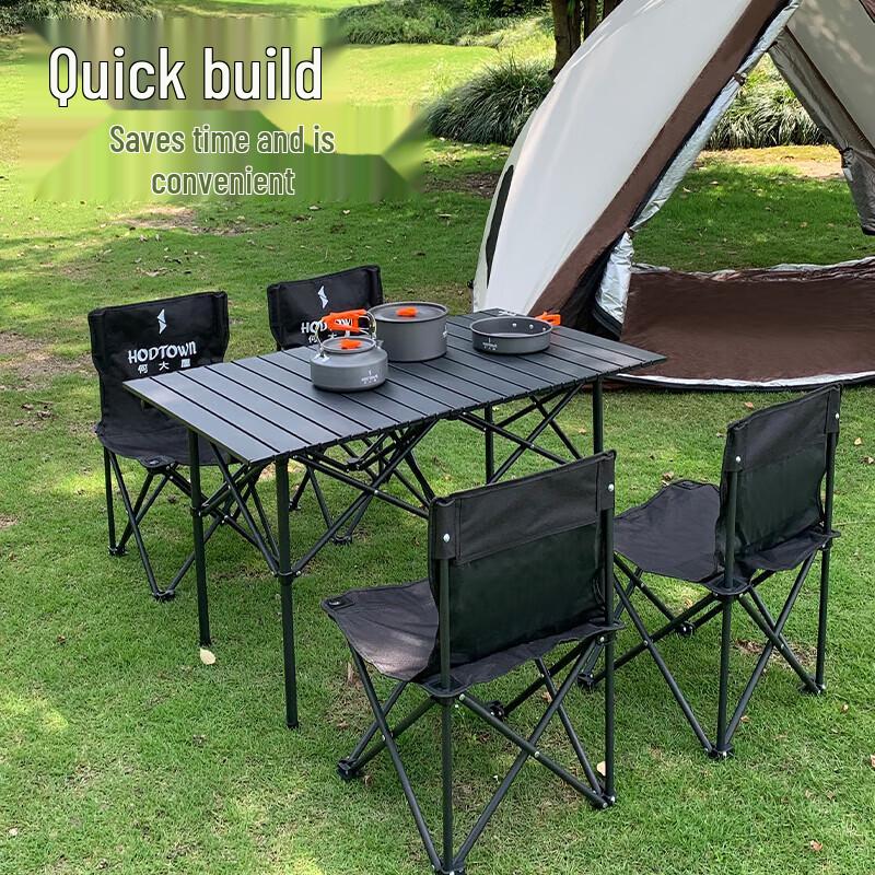 Outdoor Folding Table and Chair Set
