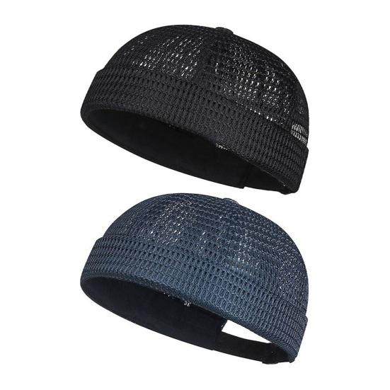 1/2 stk. Herrehat Justerbar Tilpasset Pasform Åndbart Mesh Design Letvægts Foldbar Hip-Hop Stil Sommerkasket Udendørs Aktiviteter Rejsetøj