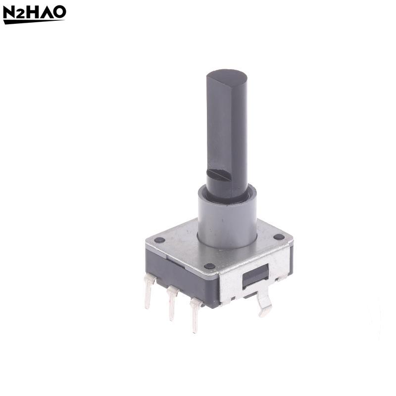 2Pcs Metal EC16 Rotary Encoder 12 Positioning 12 Pulse 25mm Shaft High Precision For Audio Equipment DIY Electronic Projects